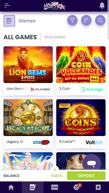 Un aperçu de madcasino