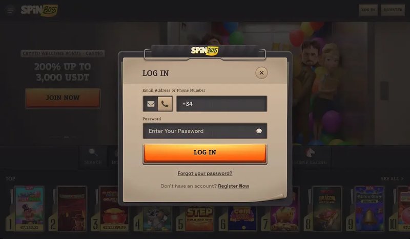 Casino spinboss in United Kingdom